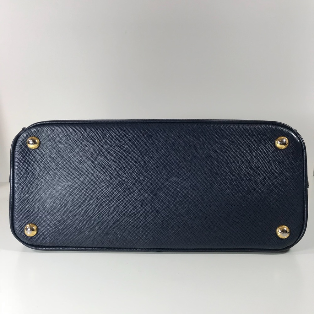 Sold Prada double zip lux tote small navy - Picture 6 of 7